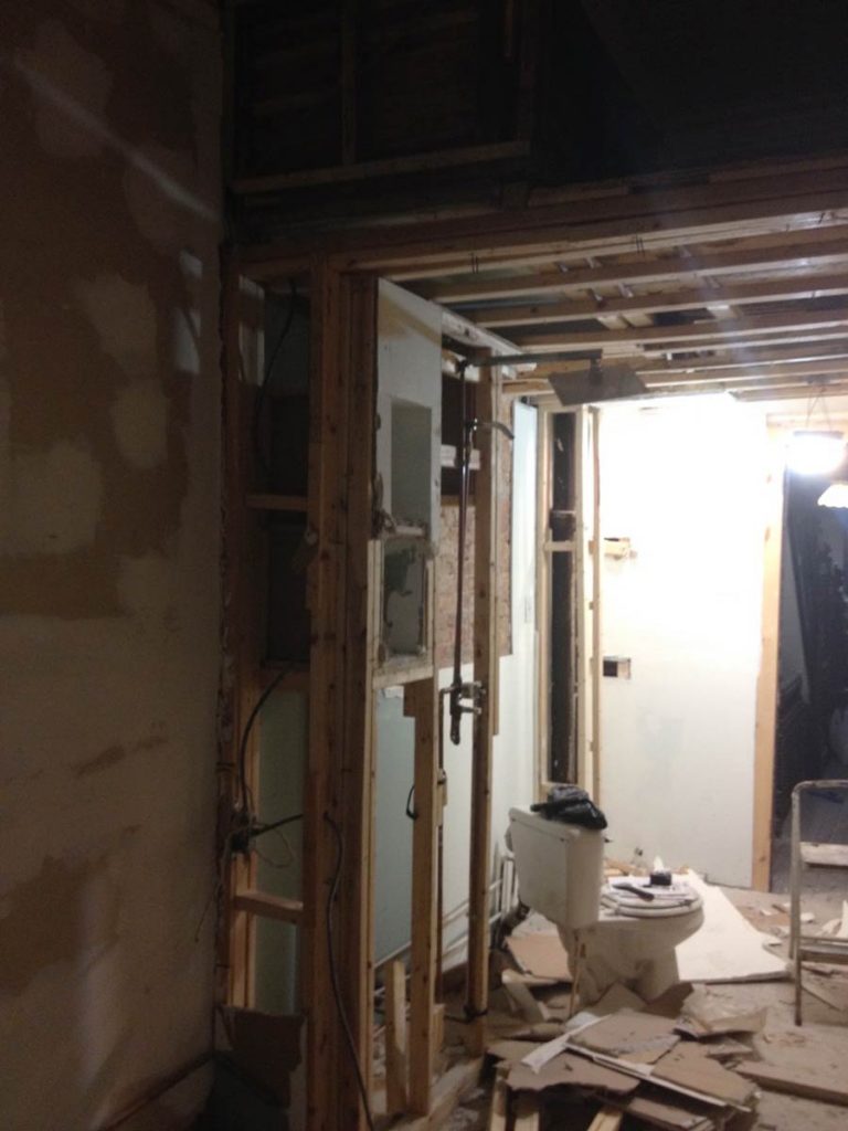 Renovation Rewind 6 Water Closet Nose to the Brownstone