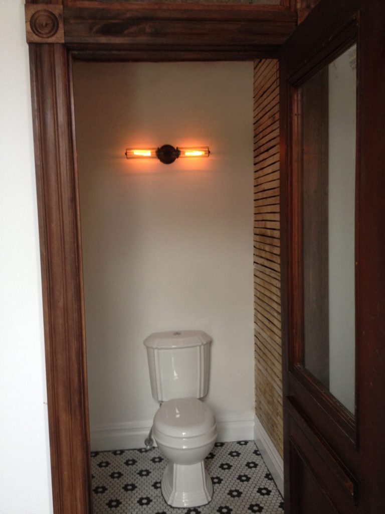 Renovation Rewind 6 Water Closet Nose to the Brownstone